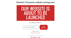 Desktop Screenshot of chemist2customer.com